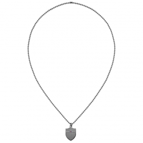 Tommy Hilfiger stainless steel men's necklace with shield design 2700896 image 2