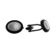 Visetti Stainless Steel Cufflinks MJ-MN017B with Ion Plated Black