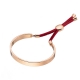 Loisir Bracelet 02L15-00556 with Rose Gold Brass and Cord