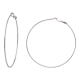 Loisir Earrings Hoops 03L15-00214 with Silver Brass