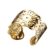 Loisir Stainless Steel Ring 04L27-00738 with Ion Plated Gold