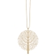 Visetti Necklace NI-WKD011G tree of life with gold brass