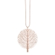 Visetti Necklace NI-WKD011R tree of life with rose gold brass