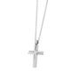 Visetti stainless steel cross AD-KD228 with silver plating