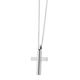 Visetti stainless steel cross AD-KD242 with silver plating