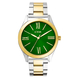 Loisir Watch 11L03-00479 with gold and silver metallic case and stainless steel bracelet