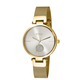 Loisir Watch 11L05-00400 with gold metallic case and stainless steel bracelet