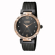 Loisir Watch 11L05-00549 with rose gold metallic case and stainless steel bracelet