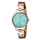 Loisir Watch 11L05-00584 with rose gold metallic case and bracelet