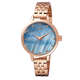 Loisir ρολόι 11L05-00597 με ροζ χρυσή μεταλλική κάσα και μπρασελέ