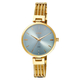 Loisir ρολόι 11L05-00603 με χρυσή μεταλλική κάσα και μπρασελέ