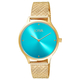 Loisir Watch 11L05-00611 with gold metallic case and stainless steel bracelet