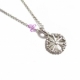 Oxette Sterling Silver Necklace with Platinum Plating. Product Code : [01X01-03811]